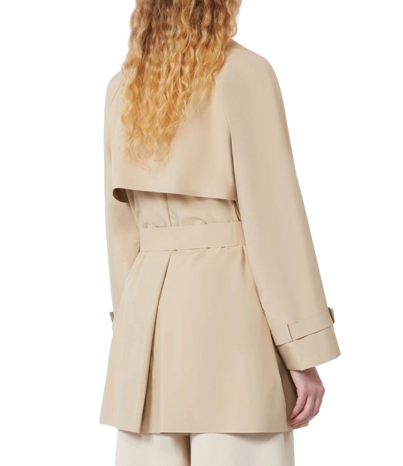 Bicolor Beige Waterproof Raincoat