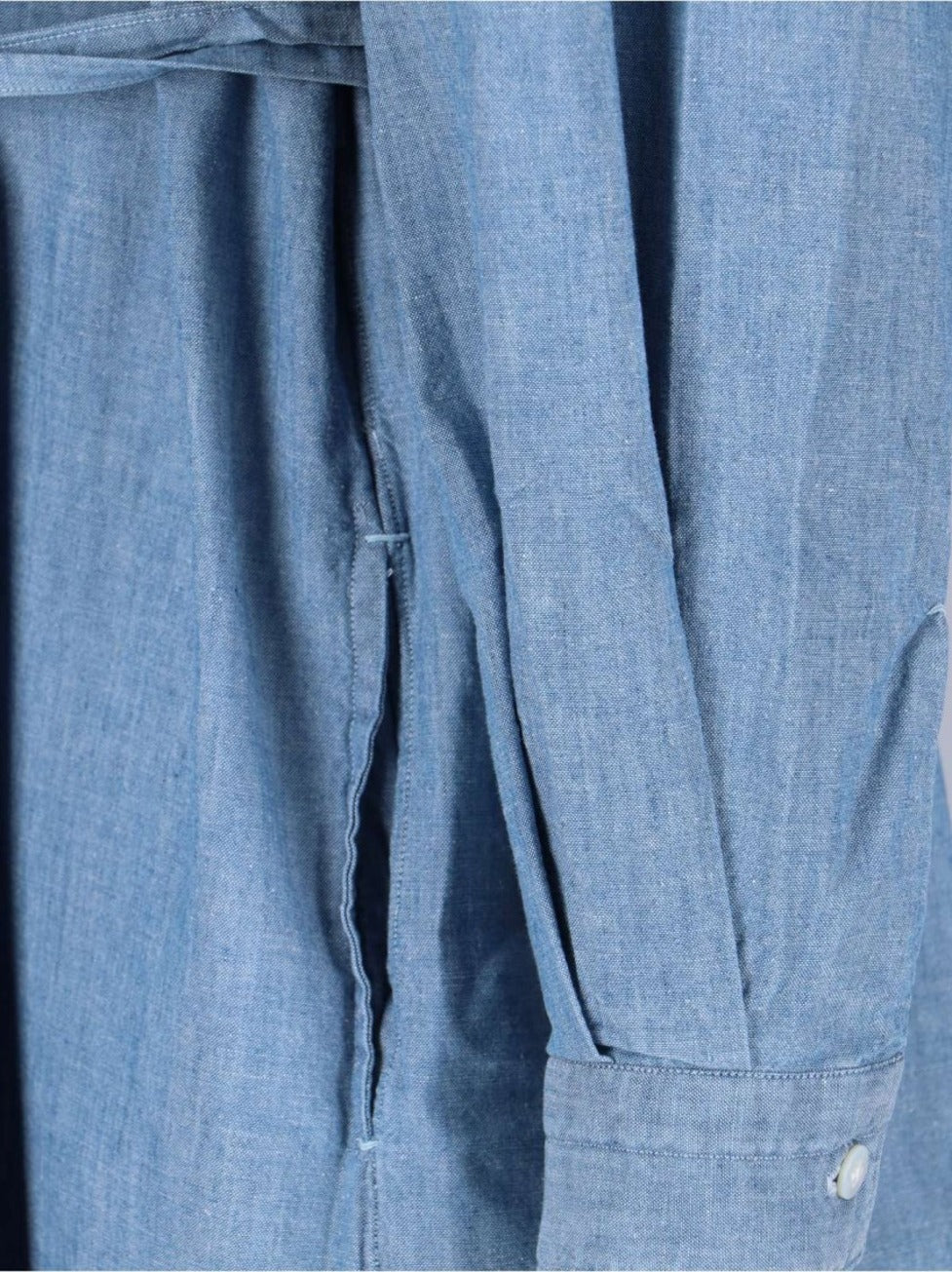Maxi Shirt Dress – Light Blue