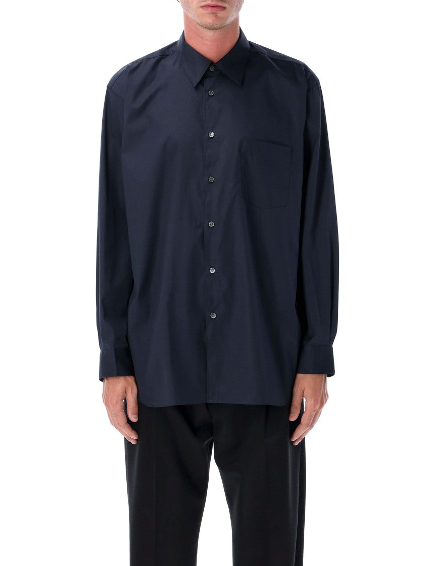 Dark Blue Cotton Shirt