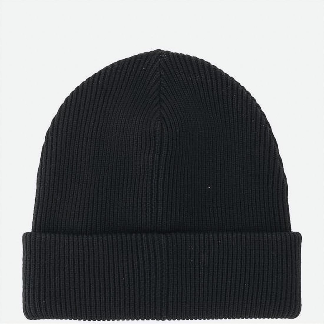 Prążkowana czapka beanie z wywiniętym brzegiem