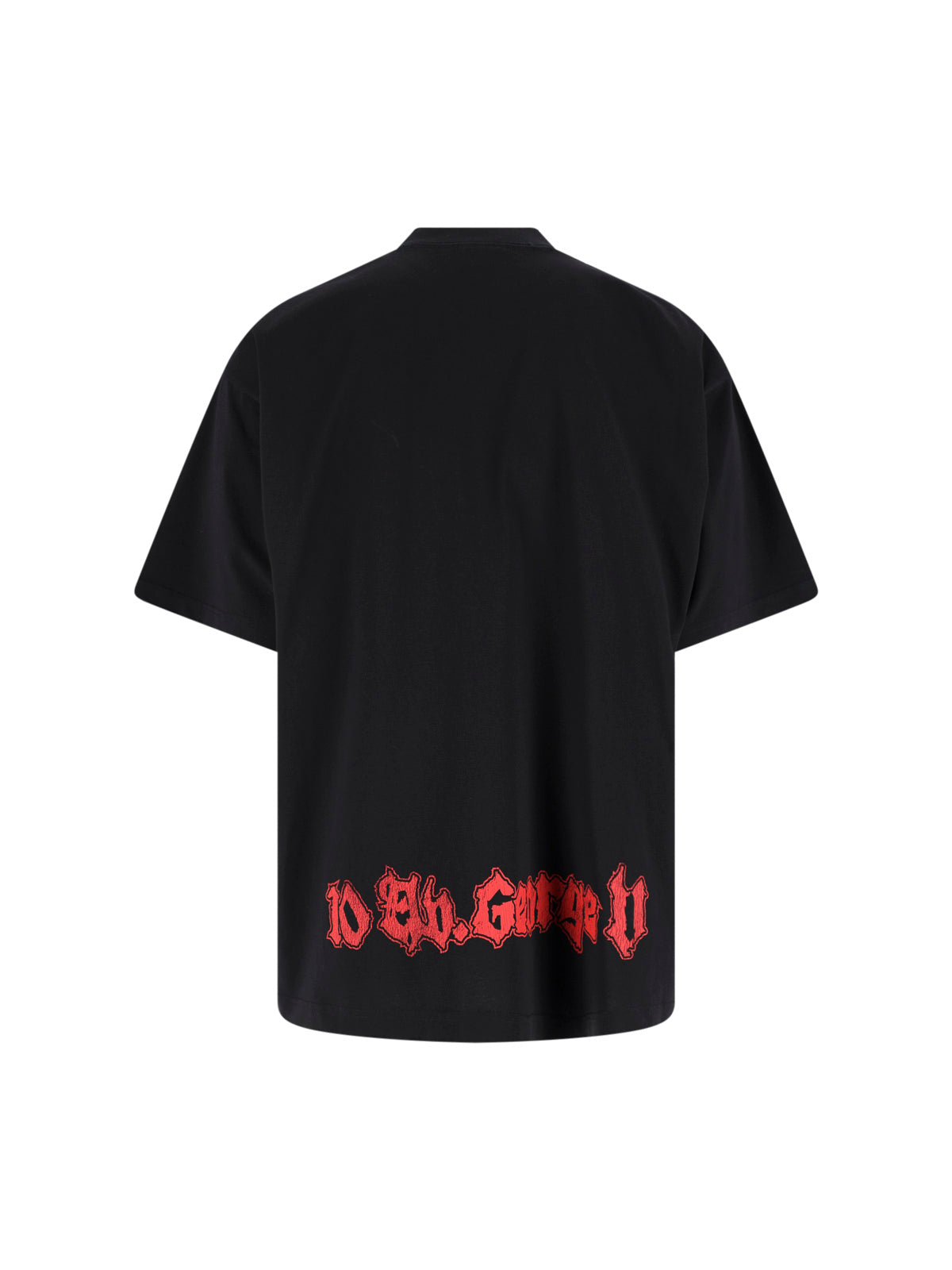 Black Salon De Couture Cotton T-shirt