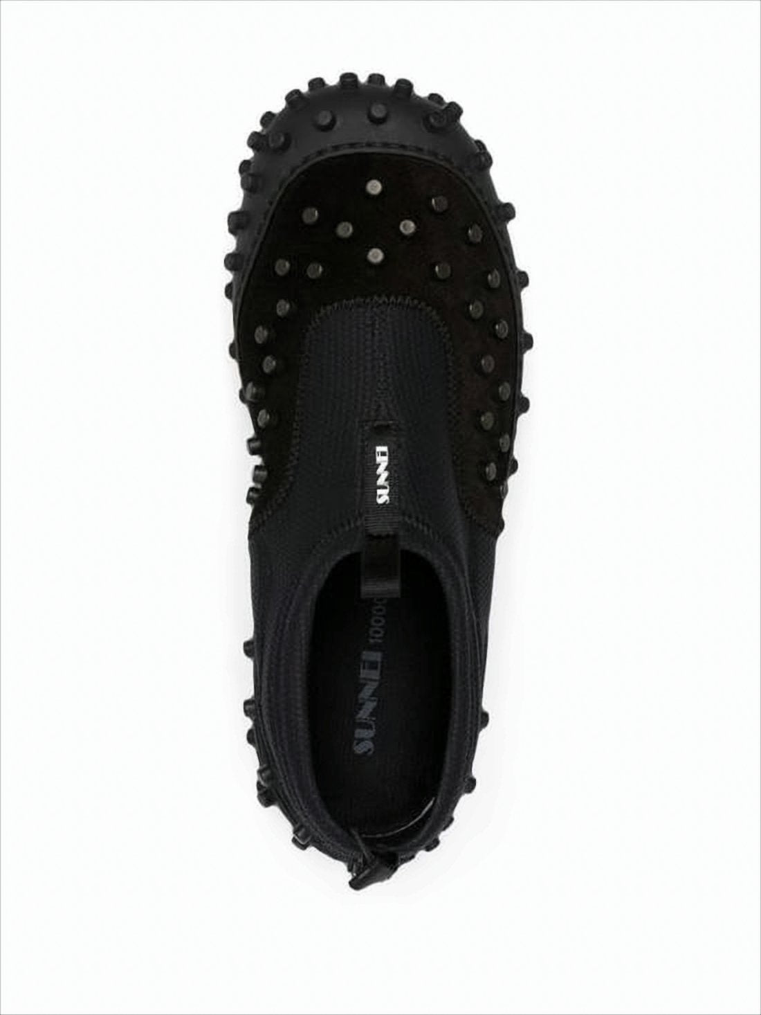Textured Slip-On Sneakers with Prominent Rubber Studs