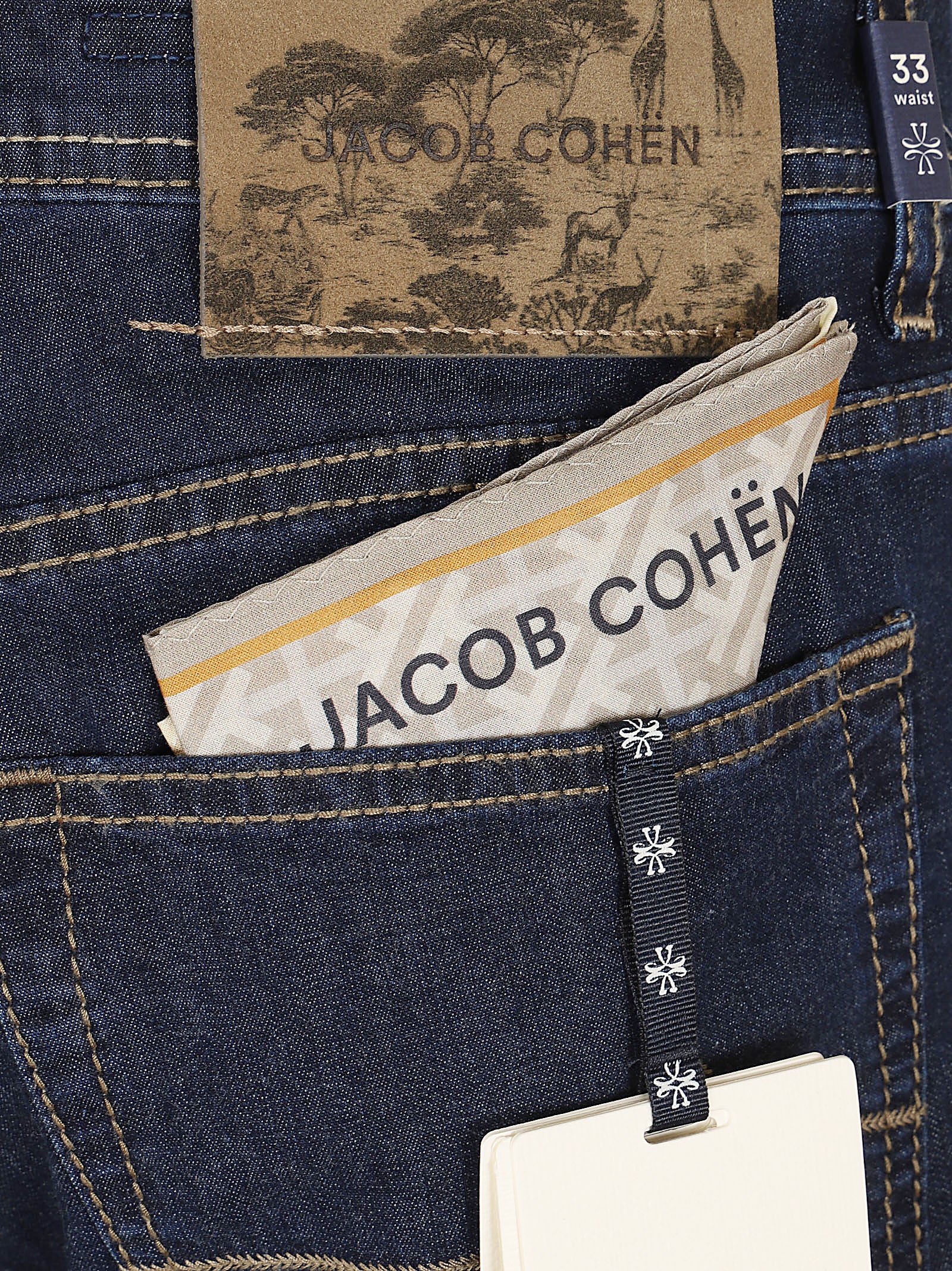 Classic Straight-Leg Jeans in Deep Indigo Denim