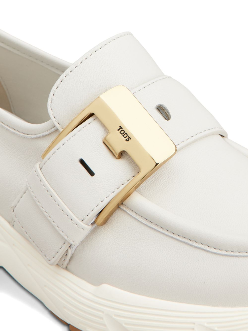 Slip-On Sneakers With Gold-Tone Buckle