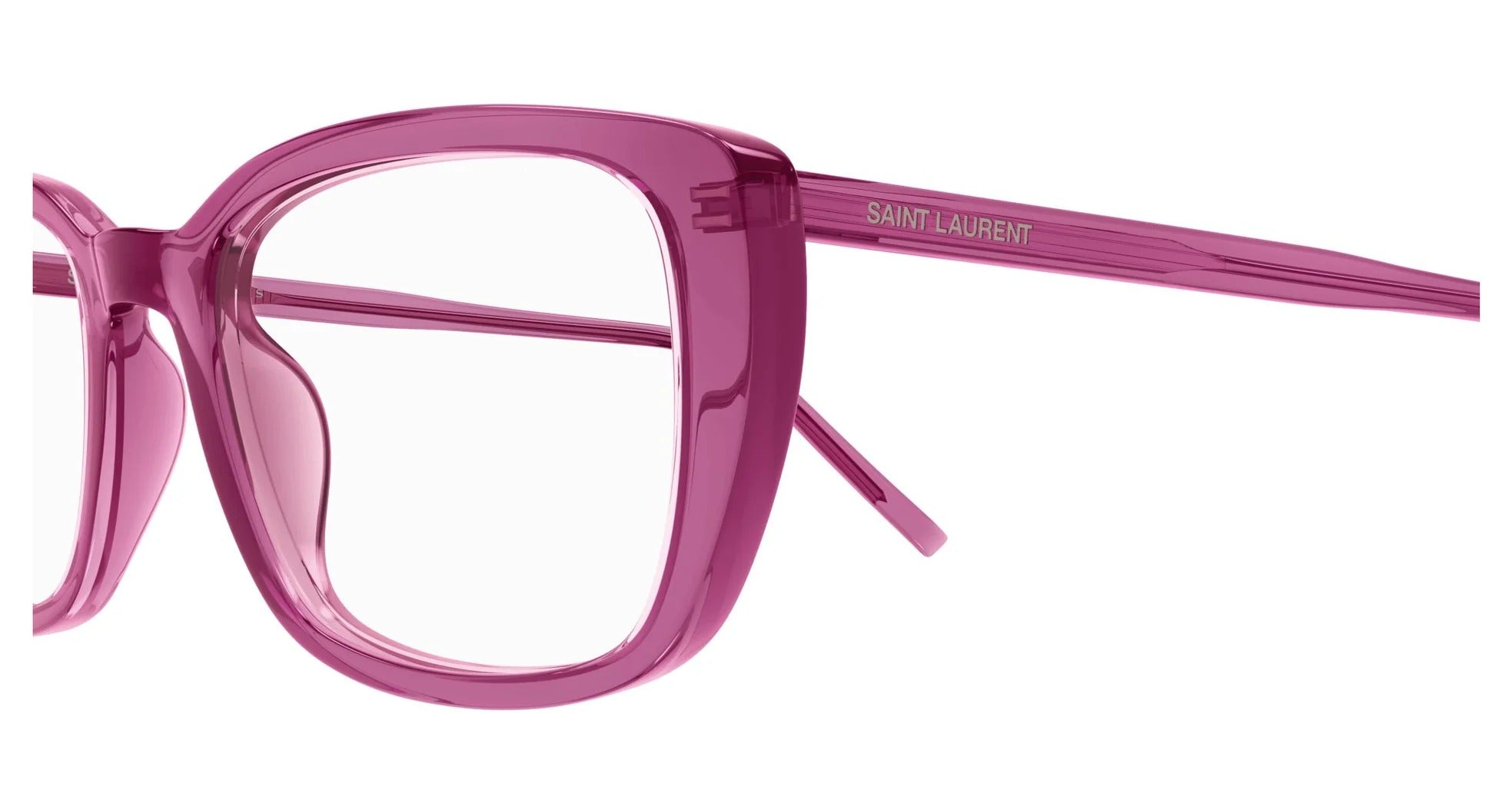 Eyeglasses Saint Laurent SL 776 009 Pink Pink Transparent 49/20/135