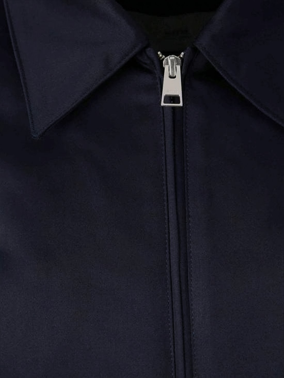Cropped Bomber Jacket with Minimalist Design