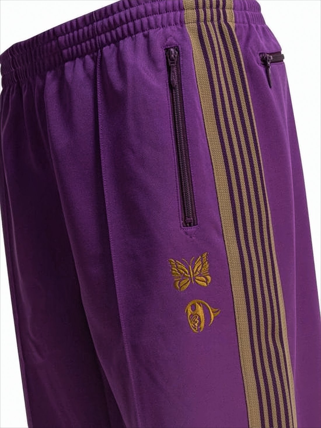 Casual Pants with Contrasting Side Stripes