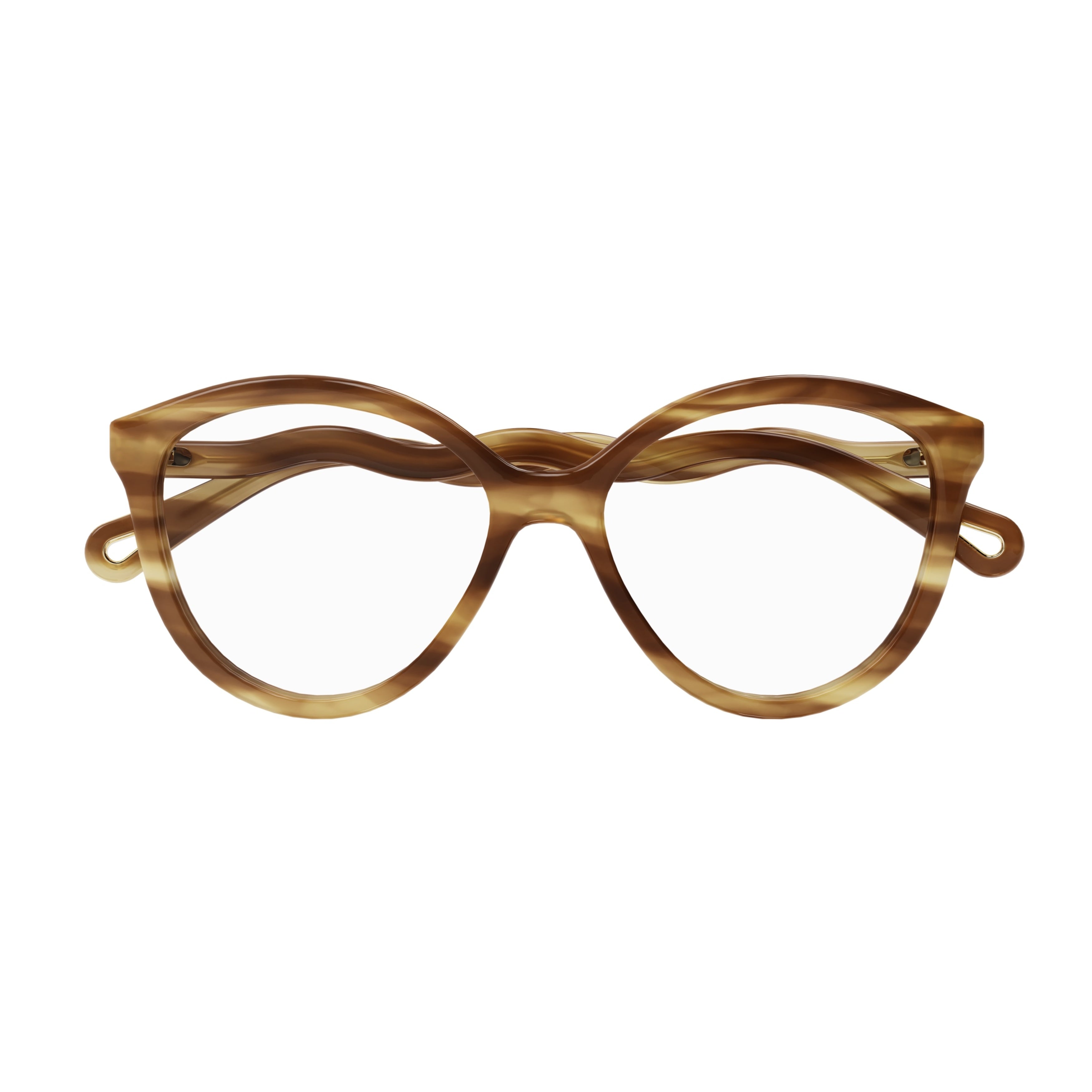Ch0089o Rounded Tortoiseshell Frame Eyeglasses