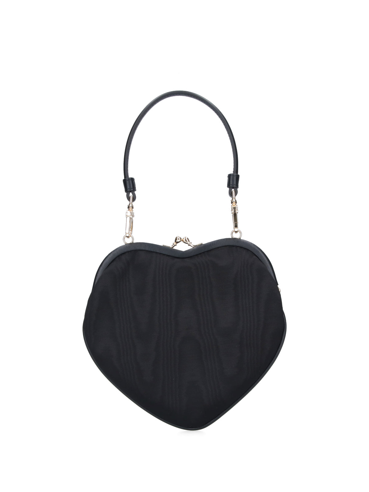 "Belle Heart Frame" Handbag – Black
