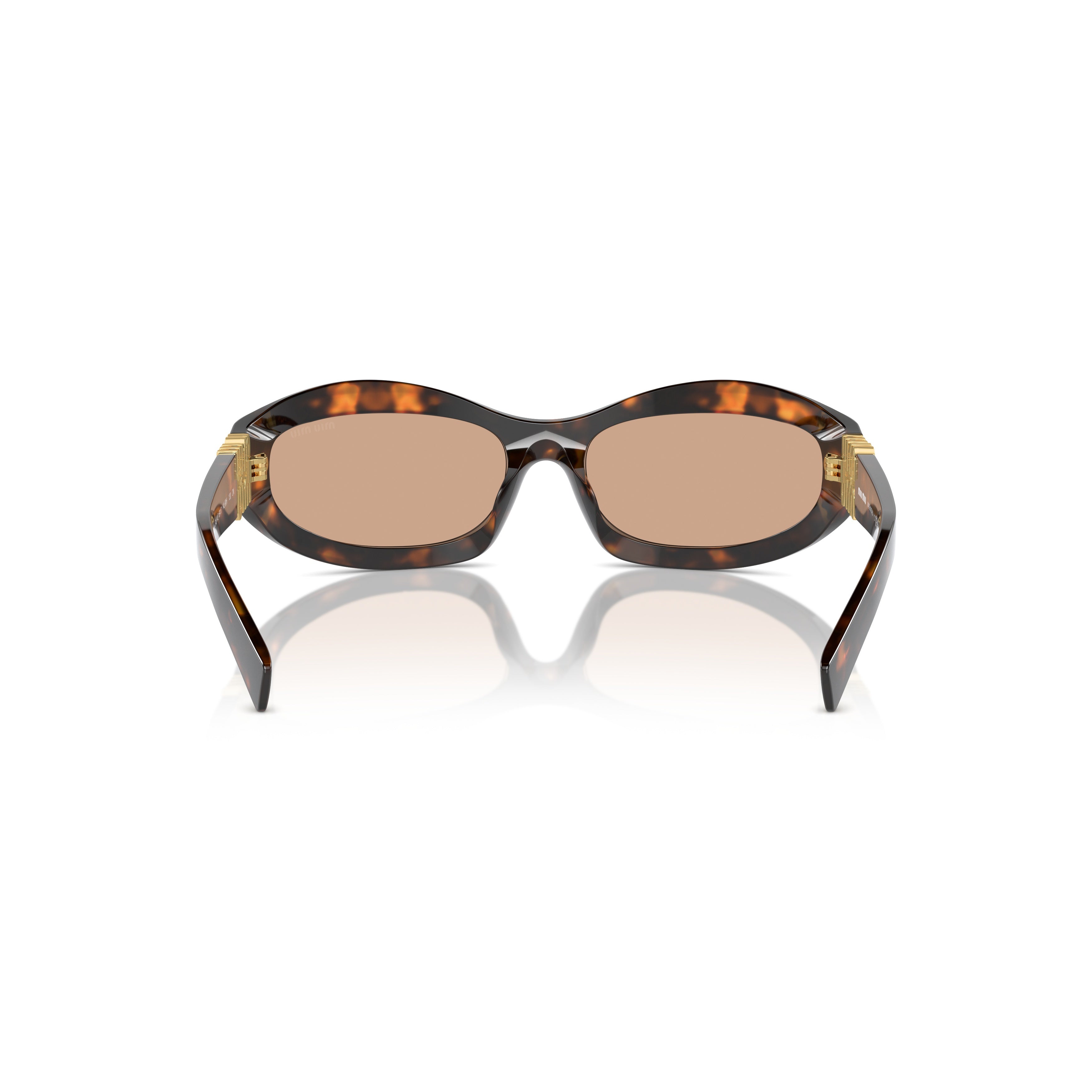 0mu 14zs Oval Tortoiseshell Sunglasses