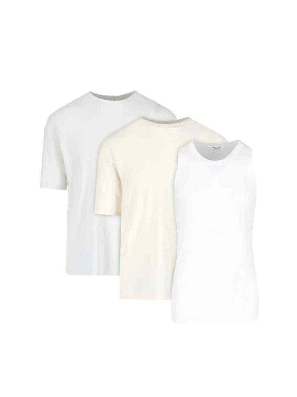 T-Shirt Set – White/Off-White