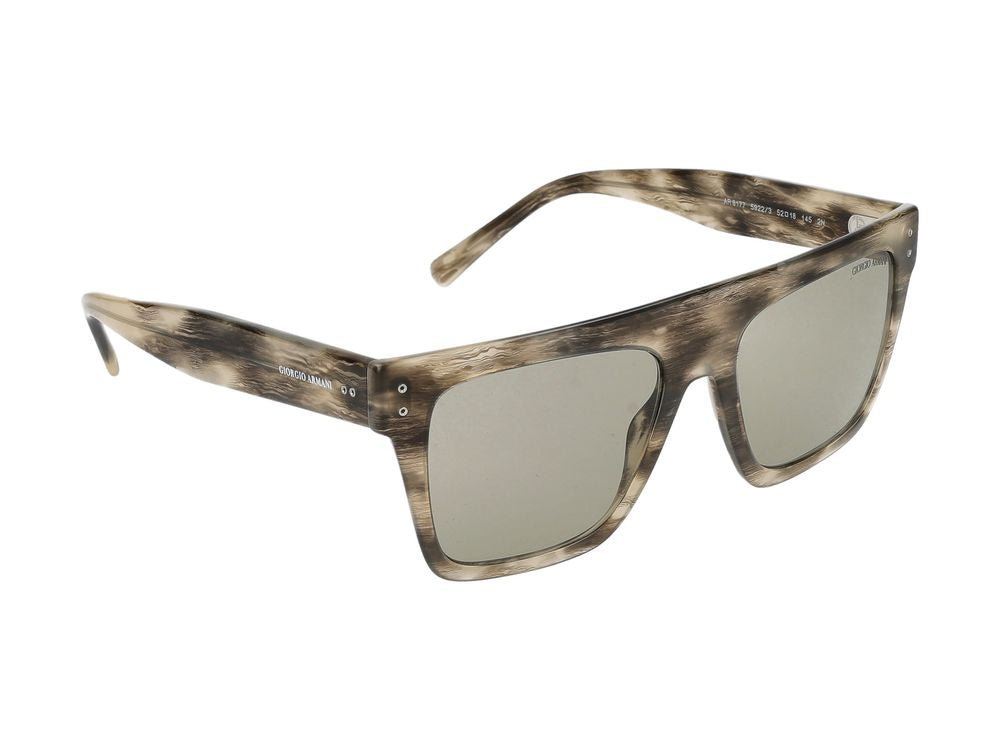 Okulary przeciwsłoneczne Giorgio Armani 0AR8177 5922/3 w paski jasnoszare 52/18/145