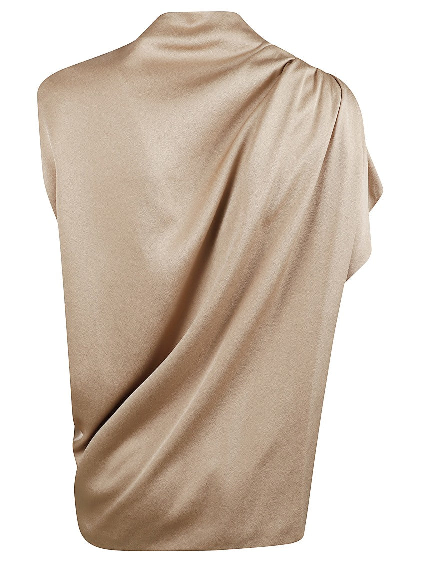 Sleeveless Enver Satin Top