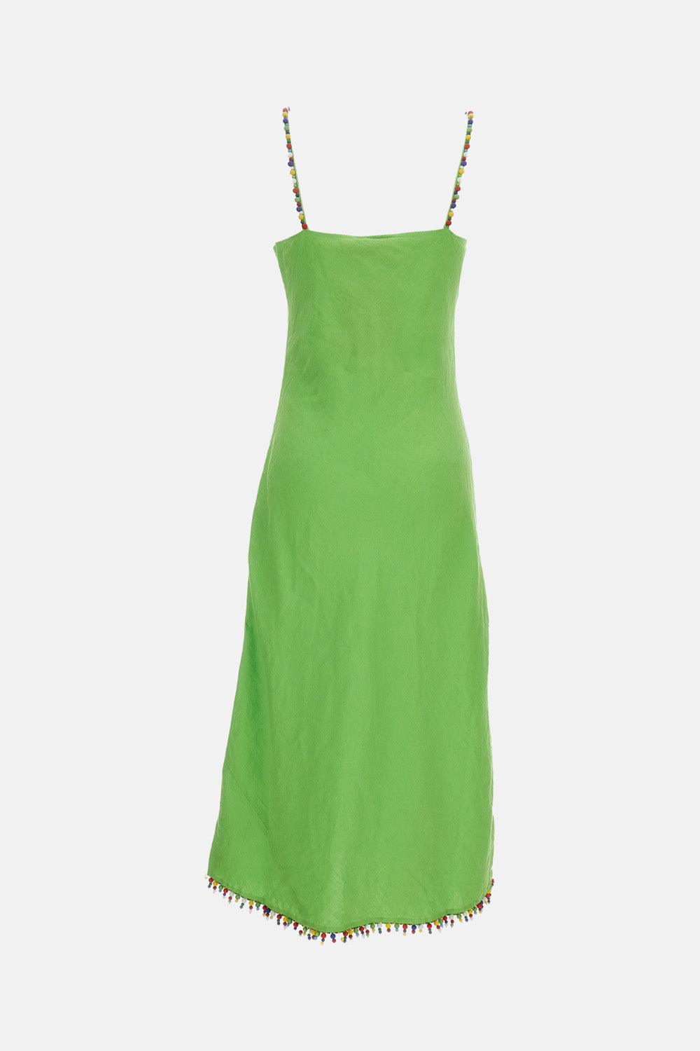 Woven Linen Slip Dress