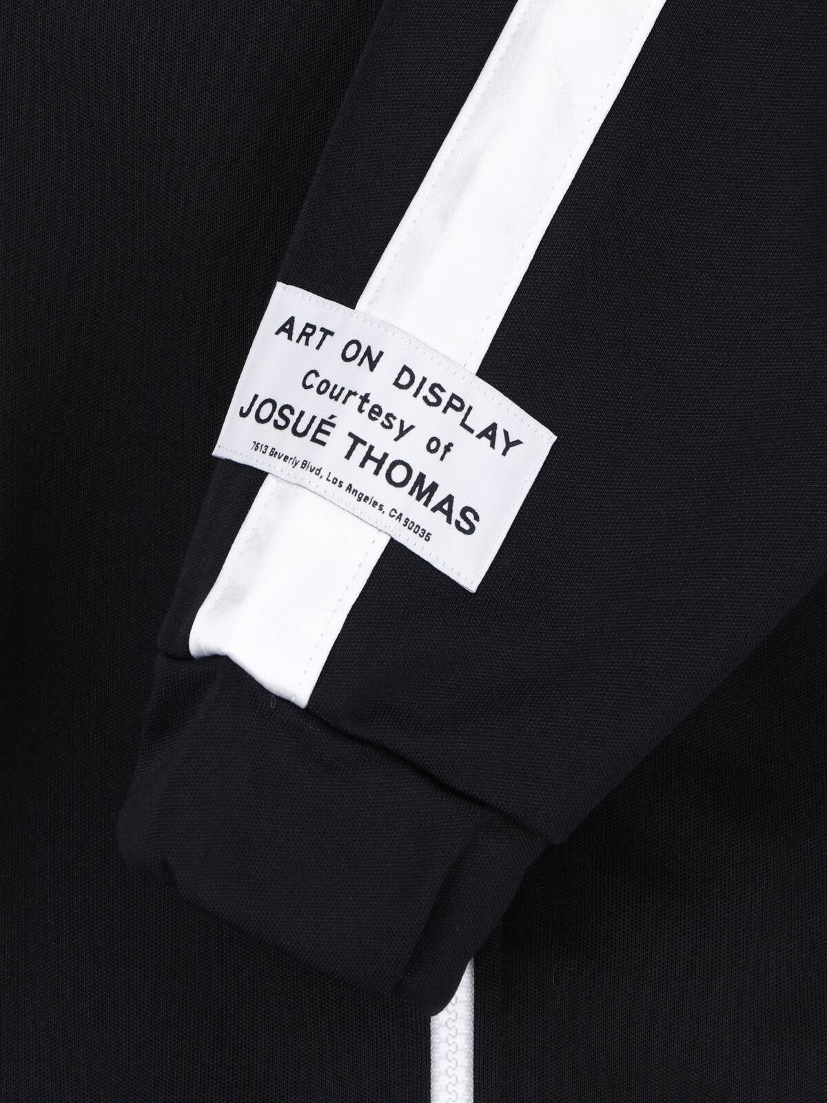 Black French Track High Collar Jacket