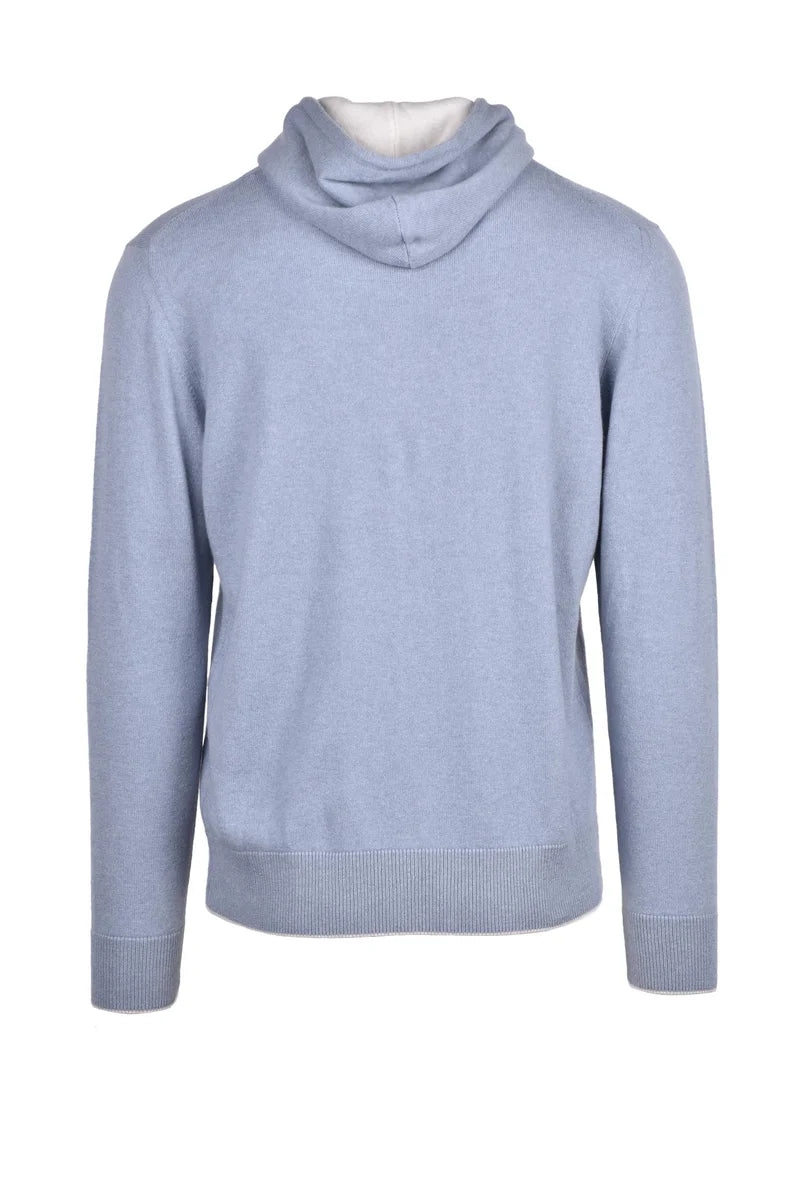 Cashmere Zip Cardigan - Grey