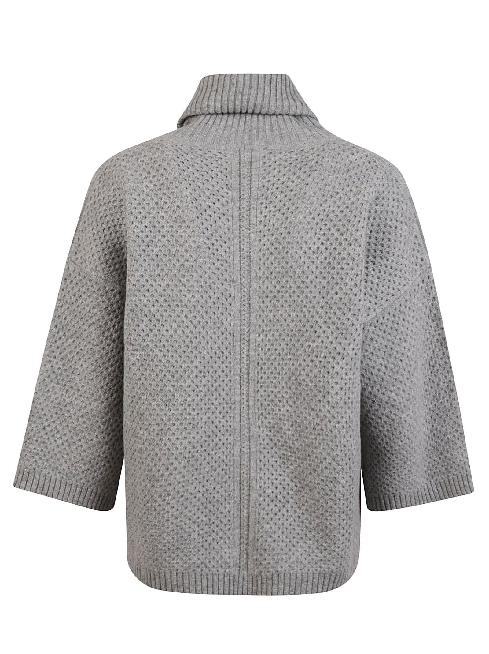 Textured Knit Cropped Sweater