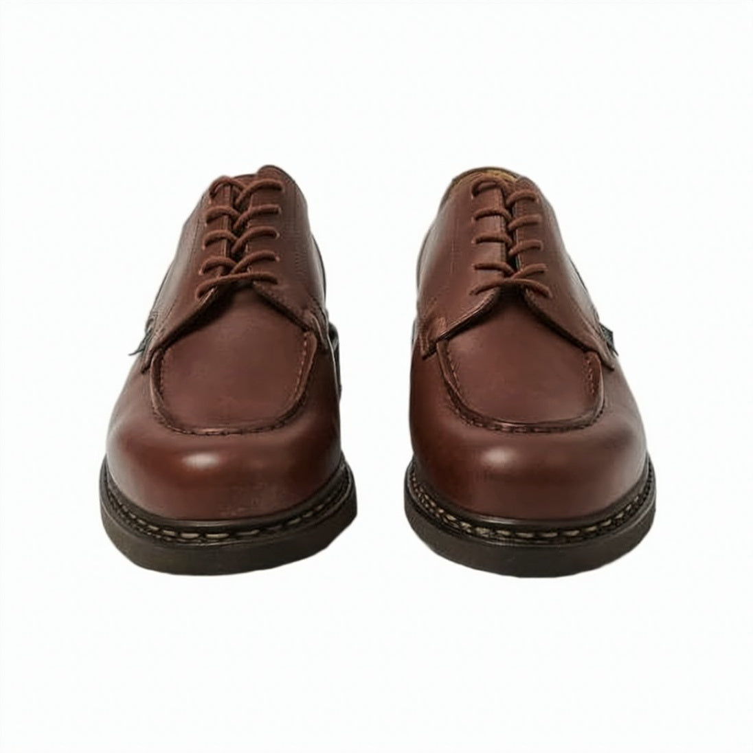 Derby-Style Brown Suede Lace-Up Shoes