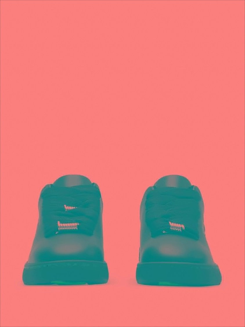 Monochromatic Black Leather Sneakers