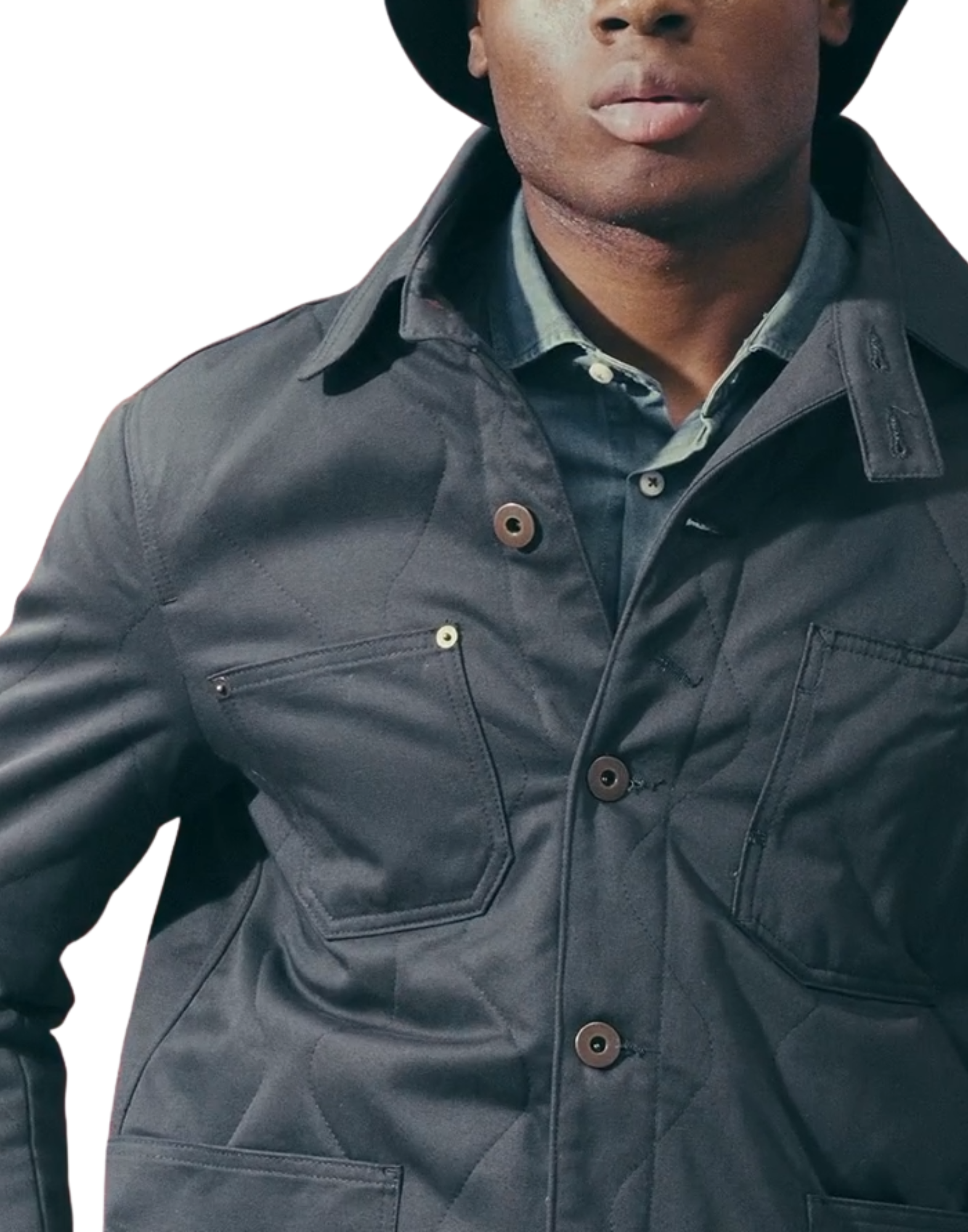 Heritage-Inspired Quilted Workwear Jacket