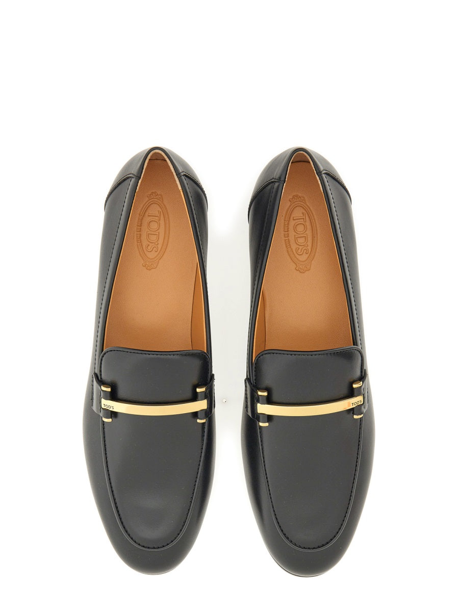 Pointed Toe Leather Loafers