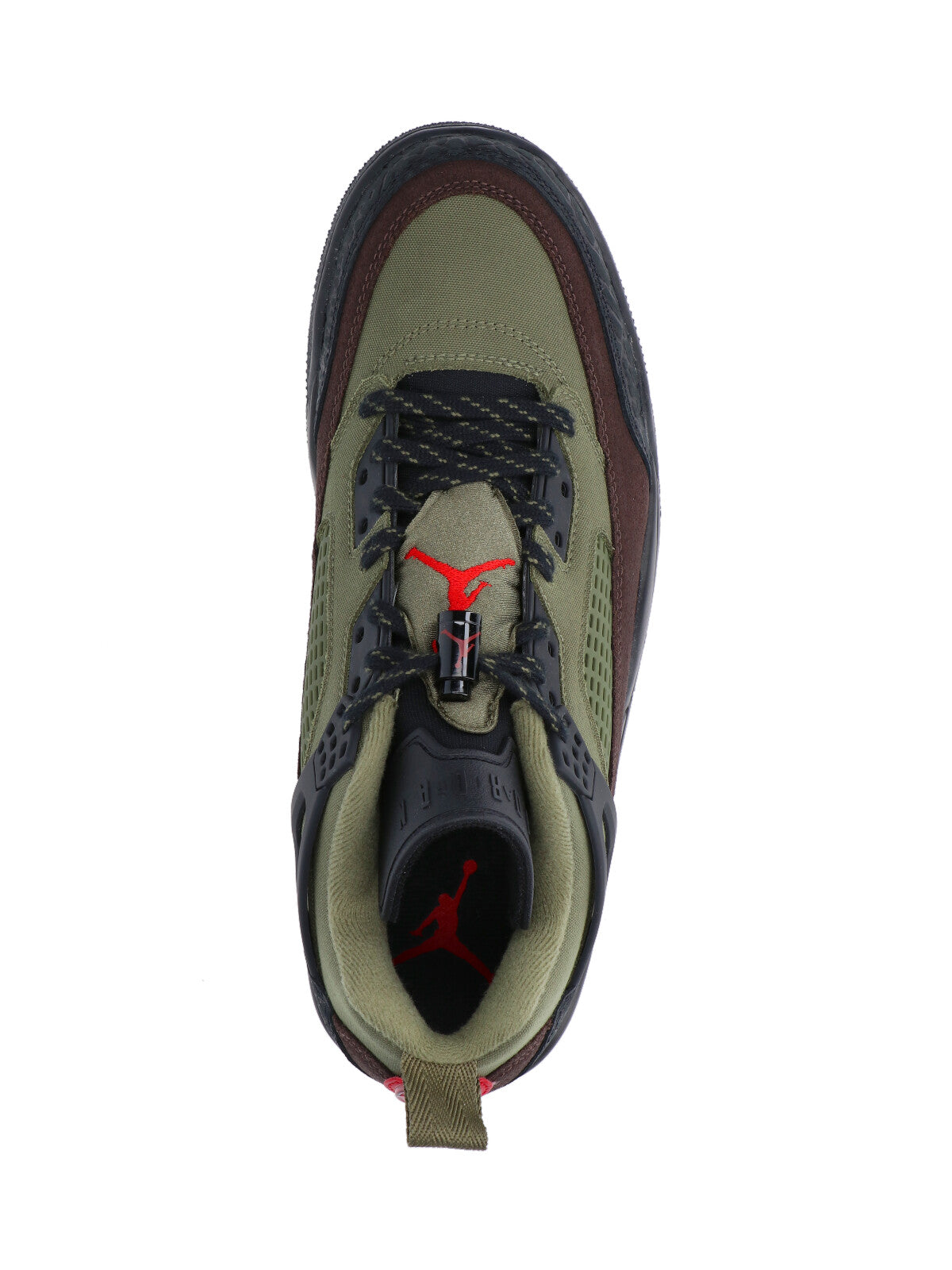"Jordan Spizike Low" Sneakers, In Green Fabric
