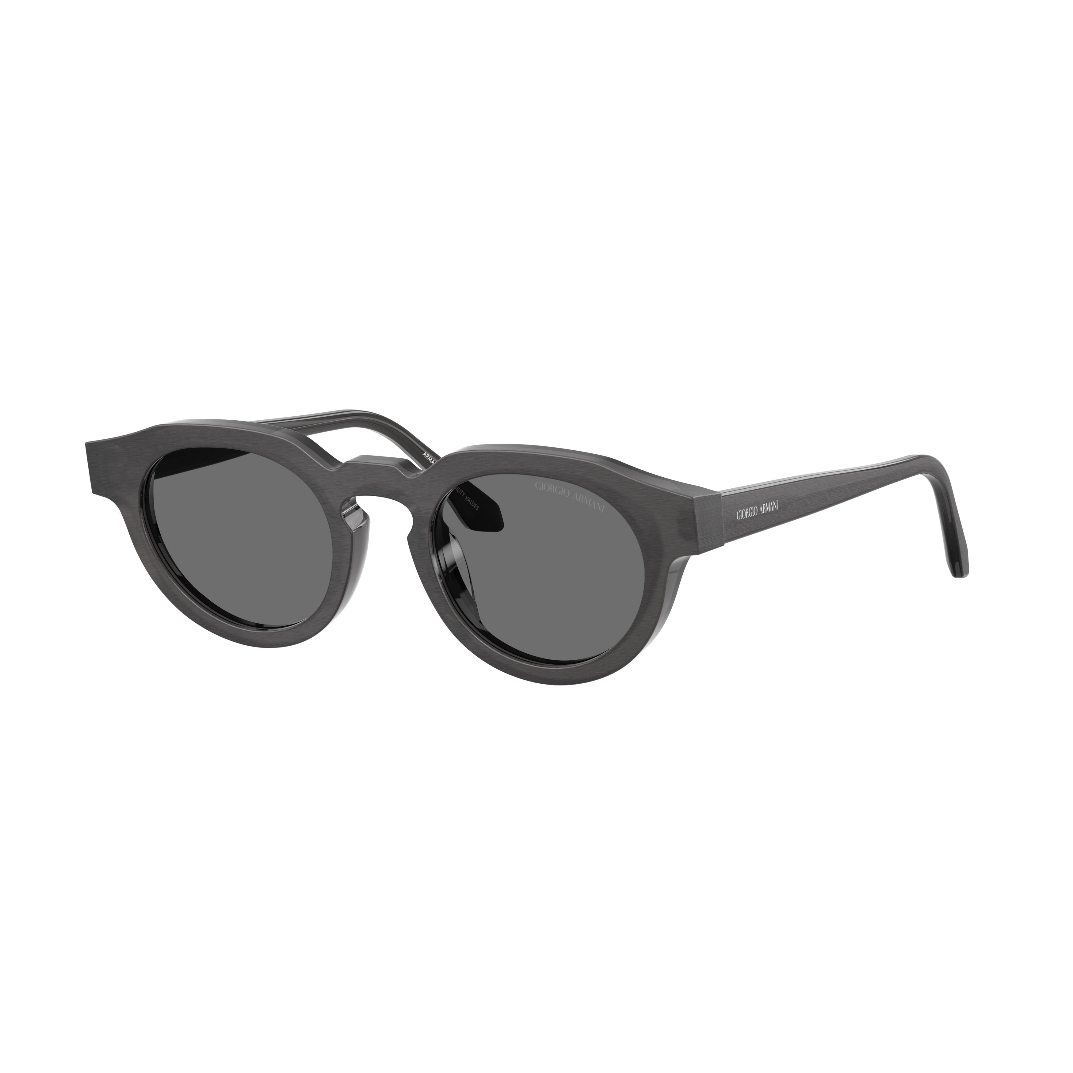 0ar8255u Black Acetate Sunglasses with Keyhole Bridge