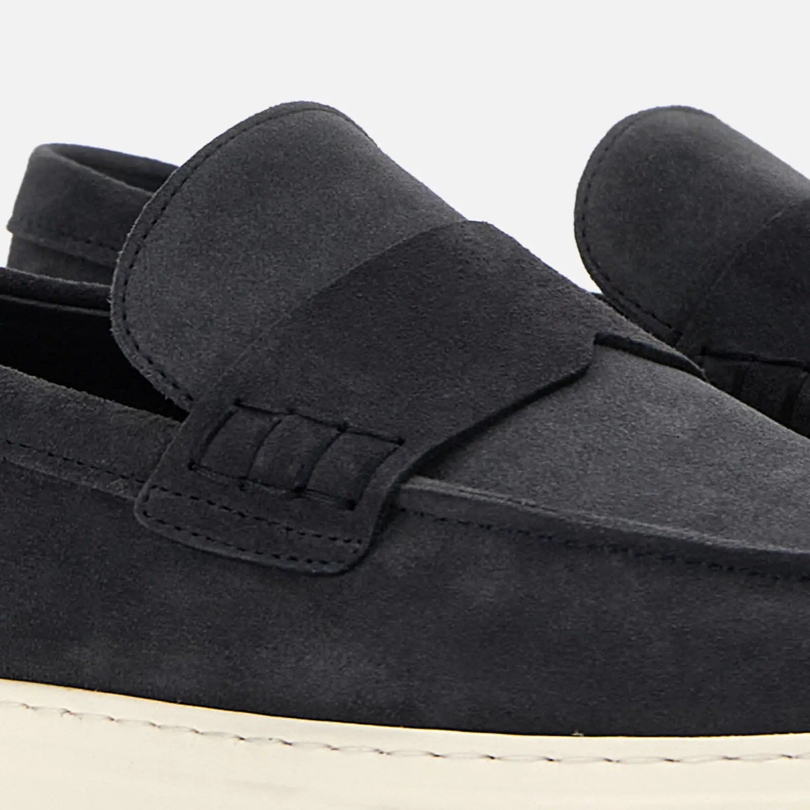 H668 Loafers in Blue Calfskin