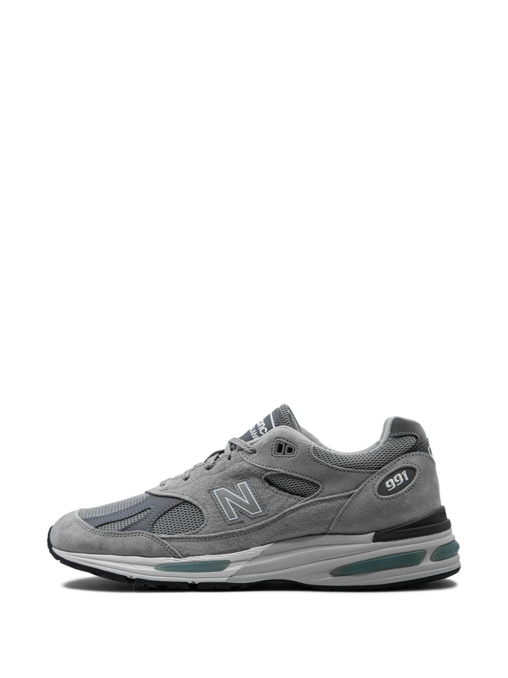 Panelled Grey Sneakers With Signature Foam Technology