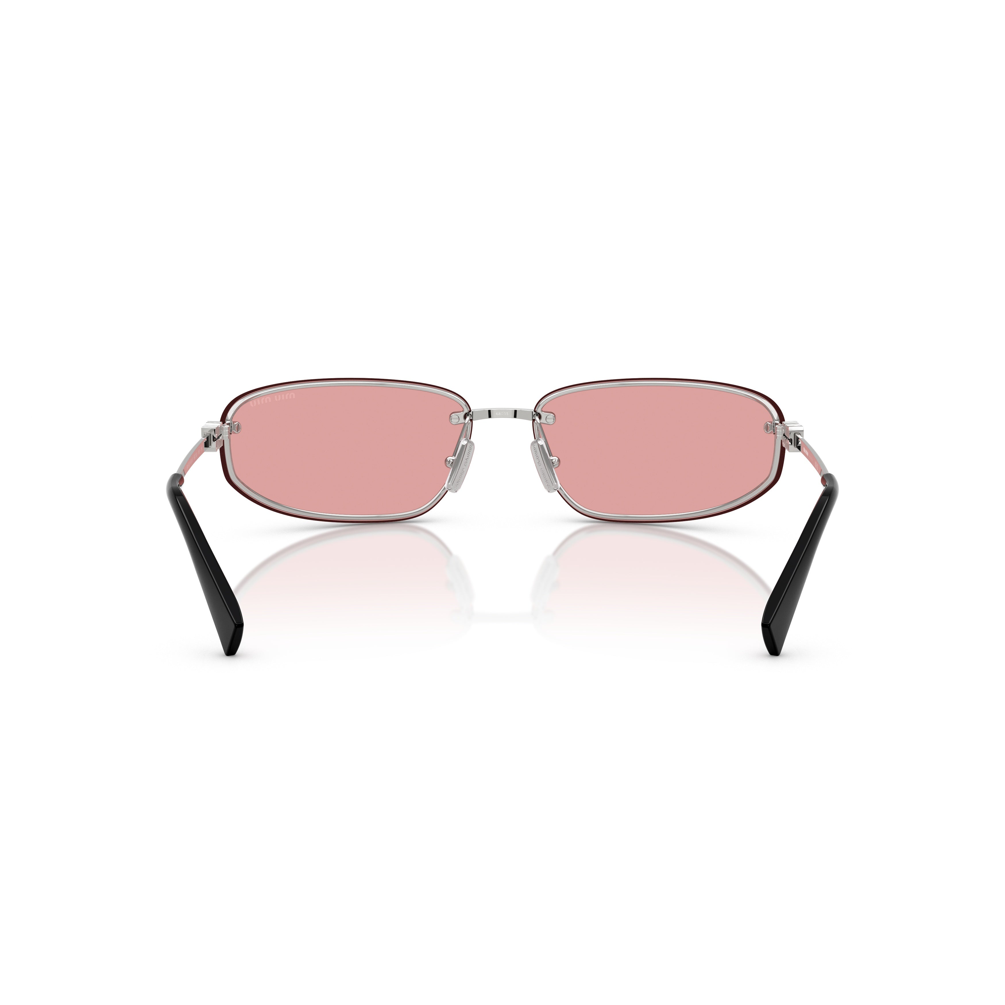 0Mu A50S Rectangular Rimless Sunglasses
