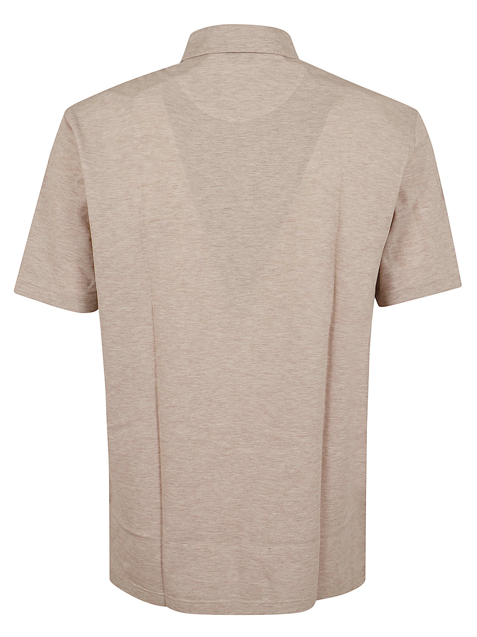 Short-Sleeve Polo Shirt with Classic Collar