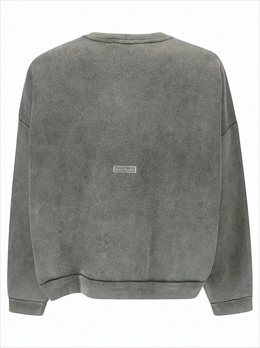 Relaxed Fit Crew Neck Long Sleeve Shirt