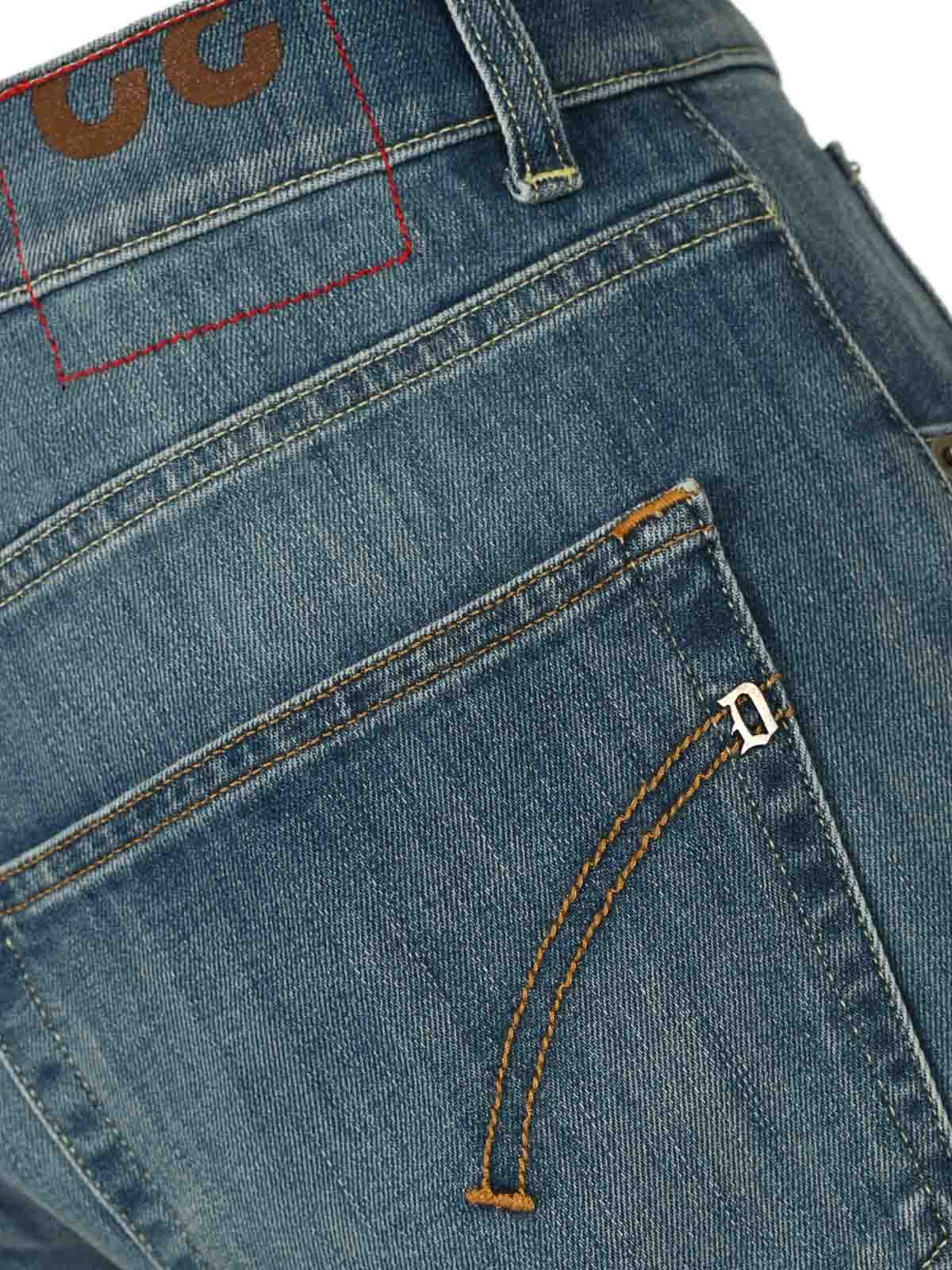 Blue Dian Cotton Denim Jeans