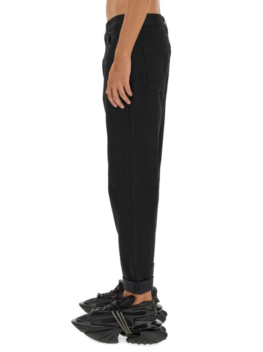 Regular Fit Black Denim Jeans