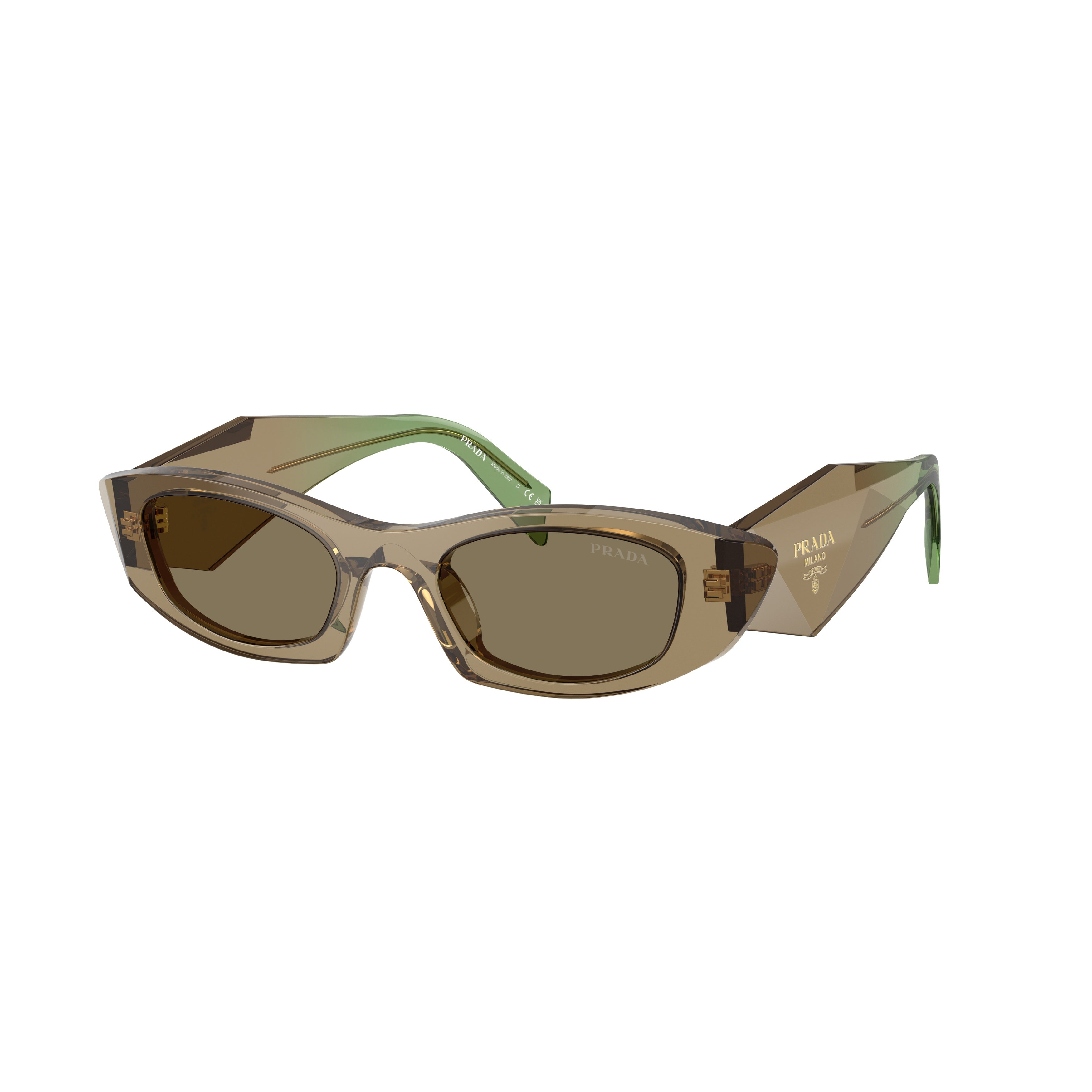 0pr B16s Translucent Acetate Rectangular Sunglasses
