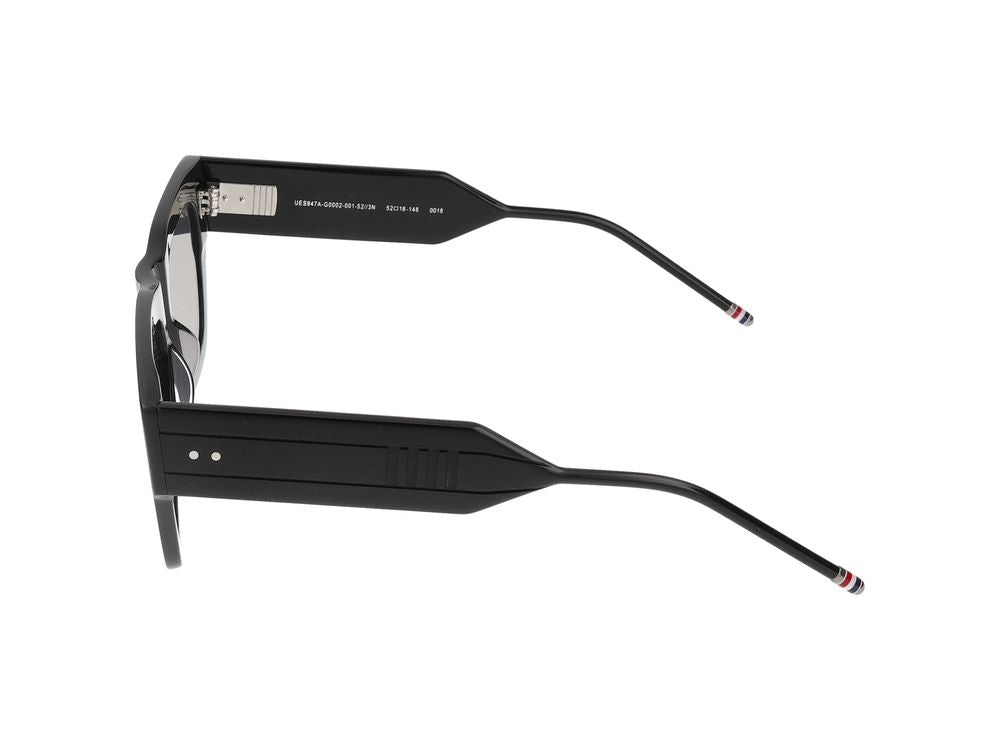 Rectangular Frame Sunglasses with Streamlined Titanium Temples