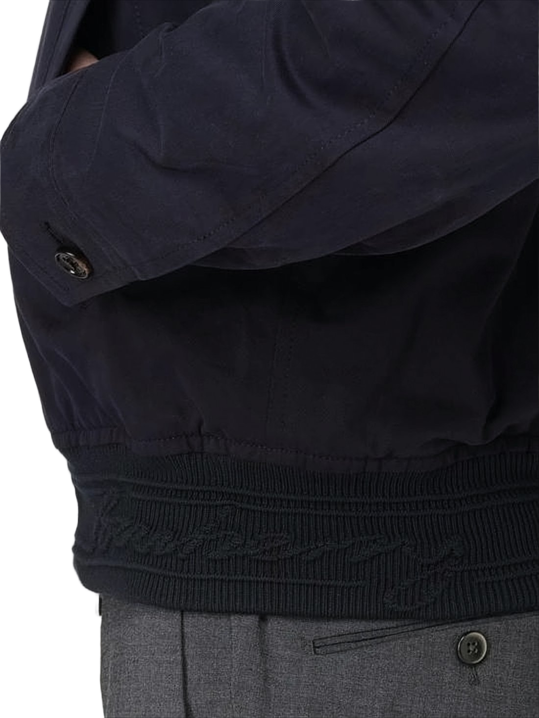 Structured Front-Zip Jacket with Pointed Collar