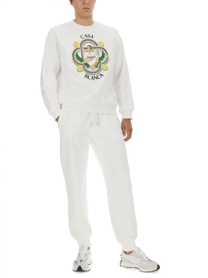 Regular Fit Sweatshirt With Logo Design