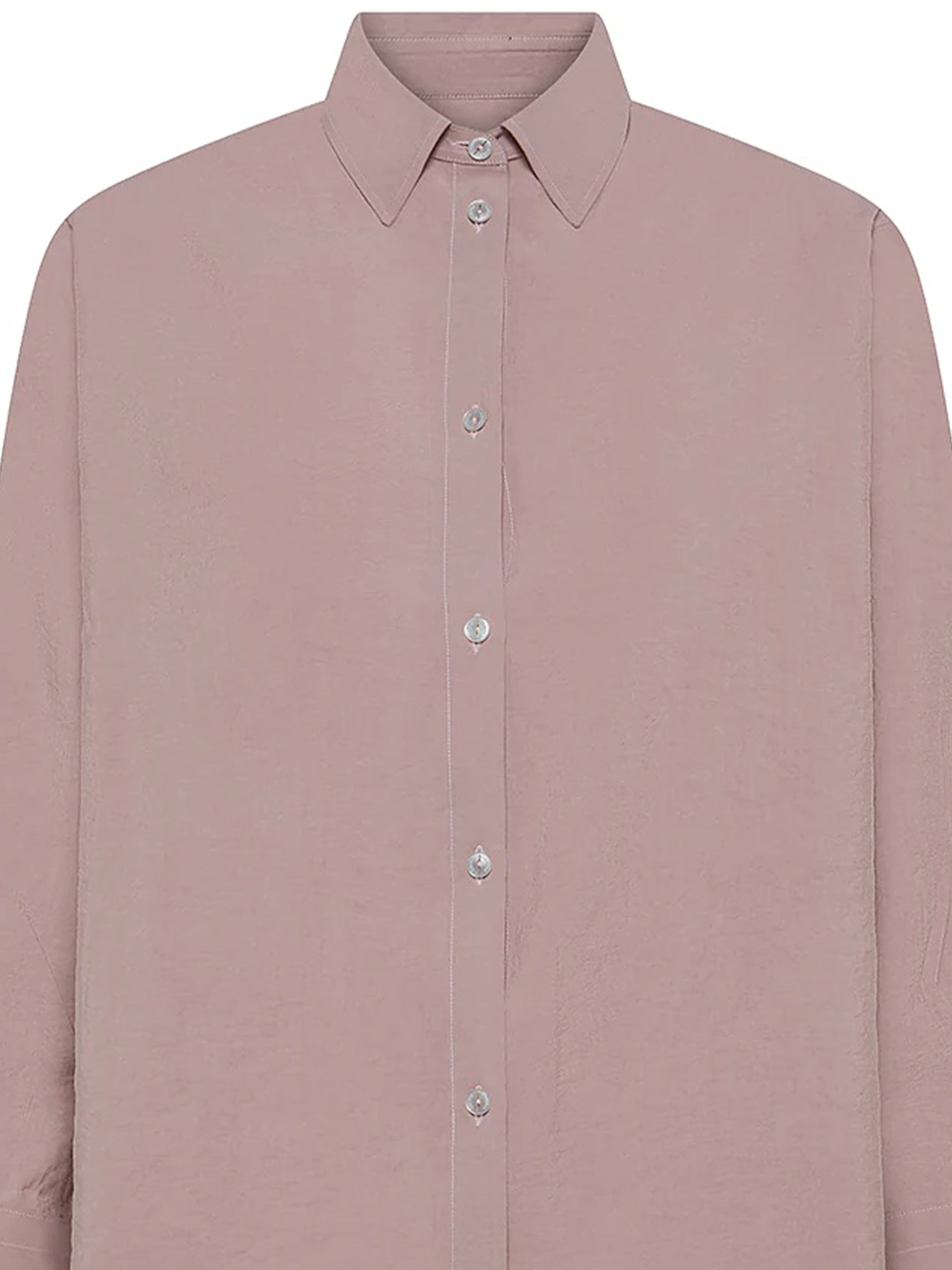Dusty Rose Button-Down Pointed Collar Shirt