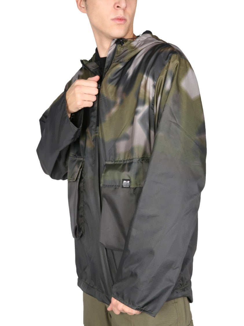 Hooded High Neck Waterproof Jacket