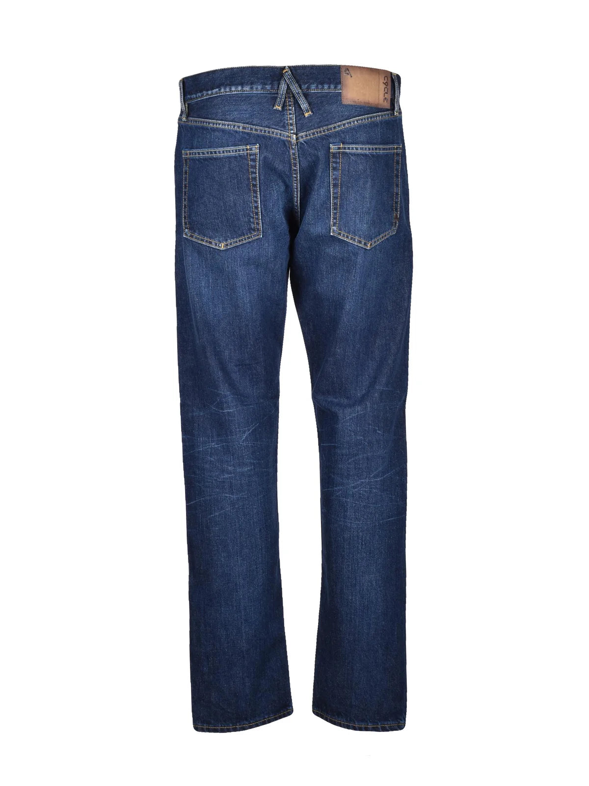 Blue Standard Regular Straight Cotton Jeans