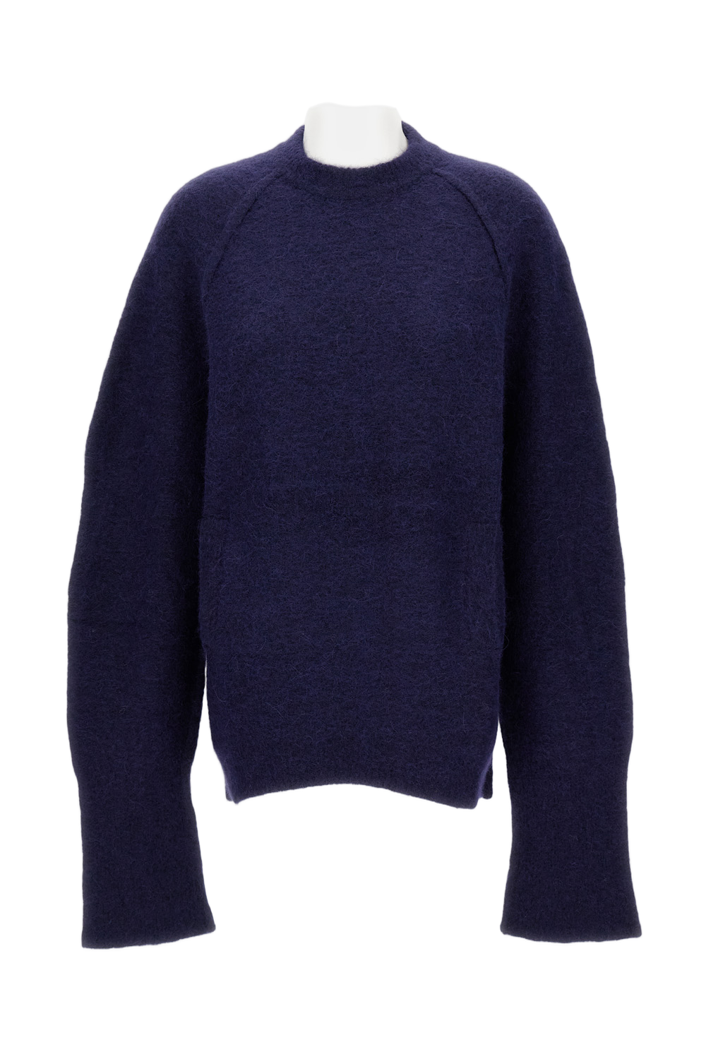 Crew Neck Wool Blend Sweater