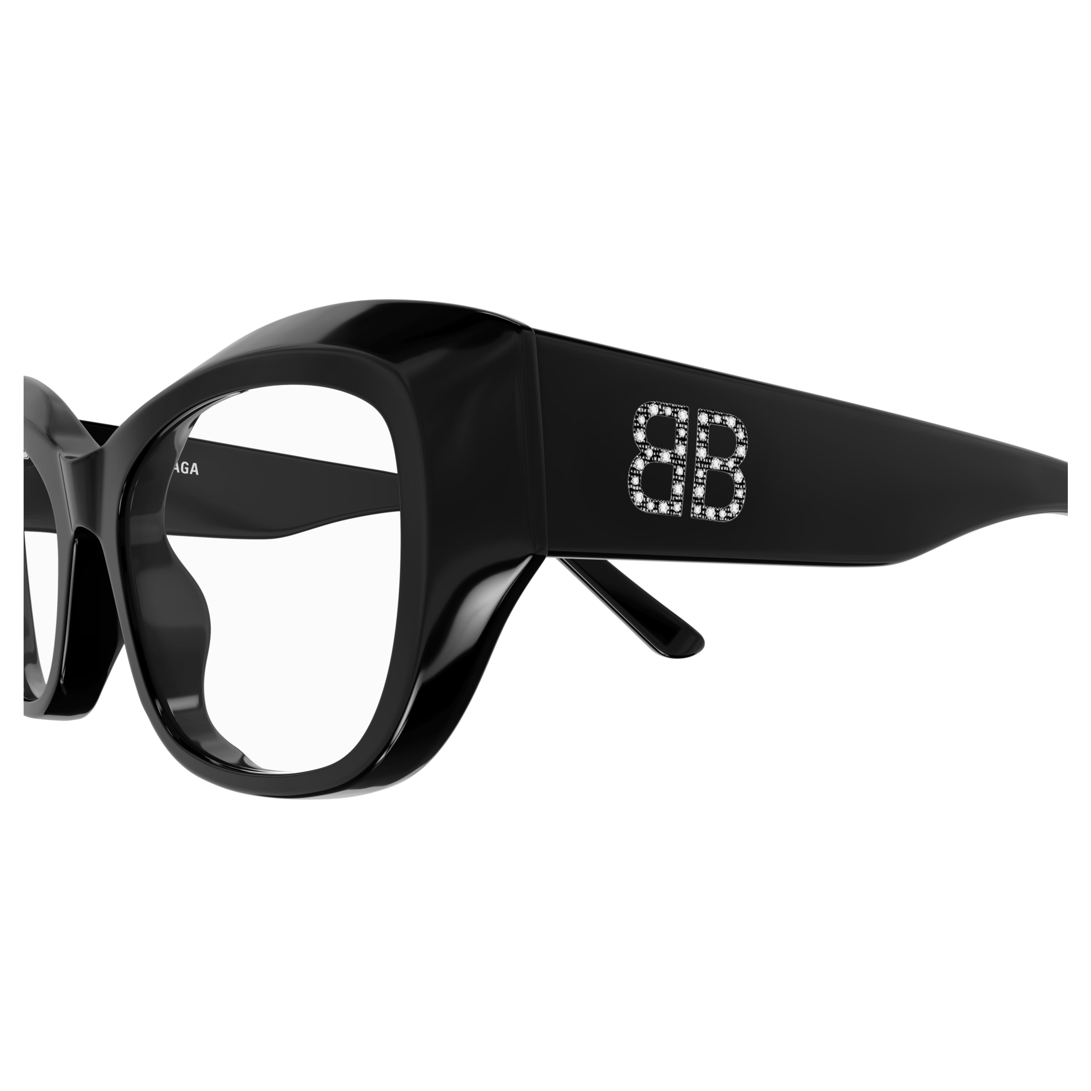Bb0398o Bold Oversized Rectangular Eyeglasses