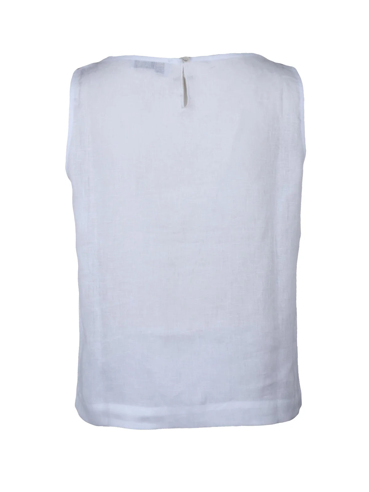 Indigo Linen Top