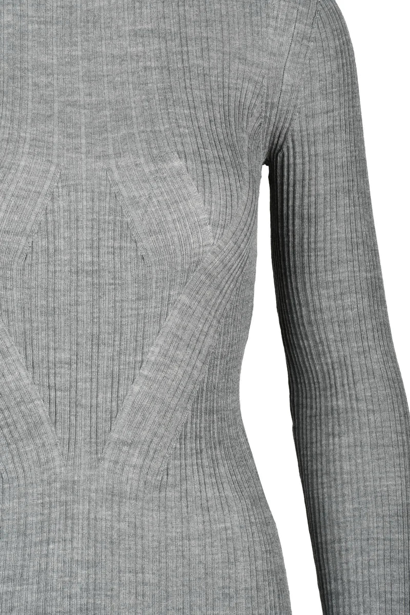 Derris Virgin Wool Knit - Grey