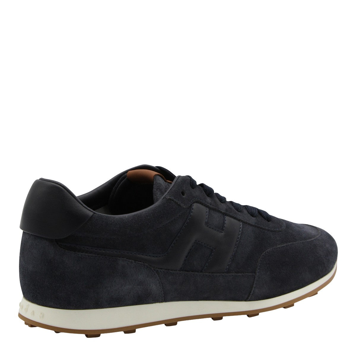 Low-Profile Navy Suede Sneakers