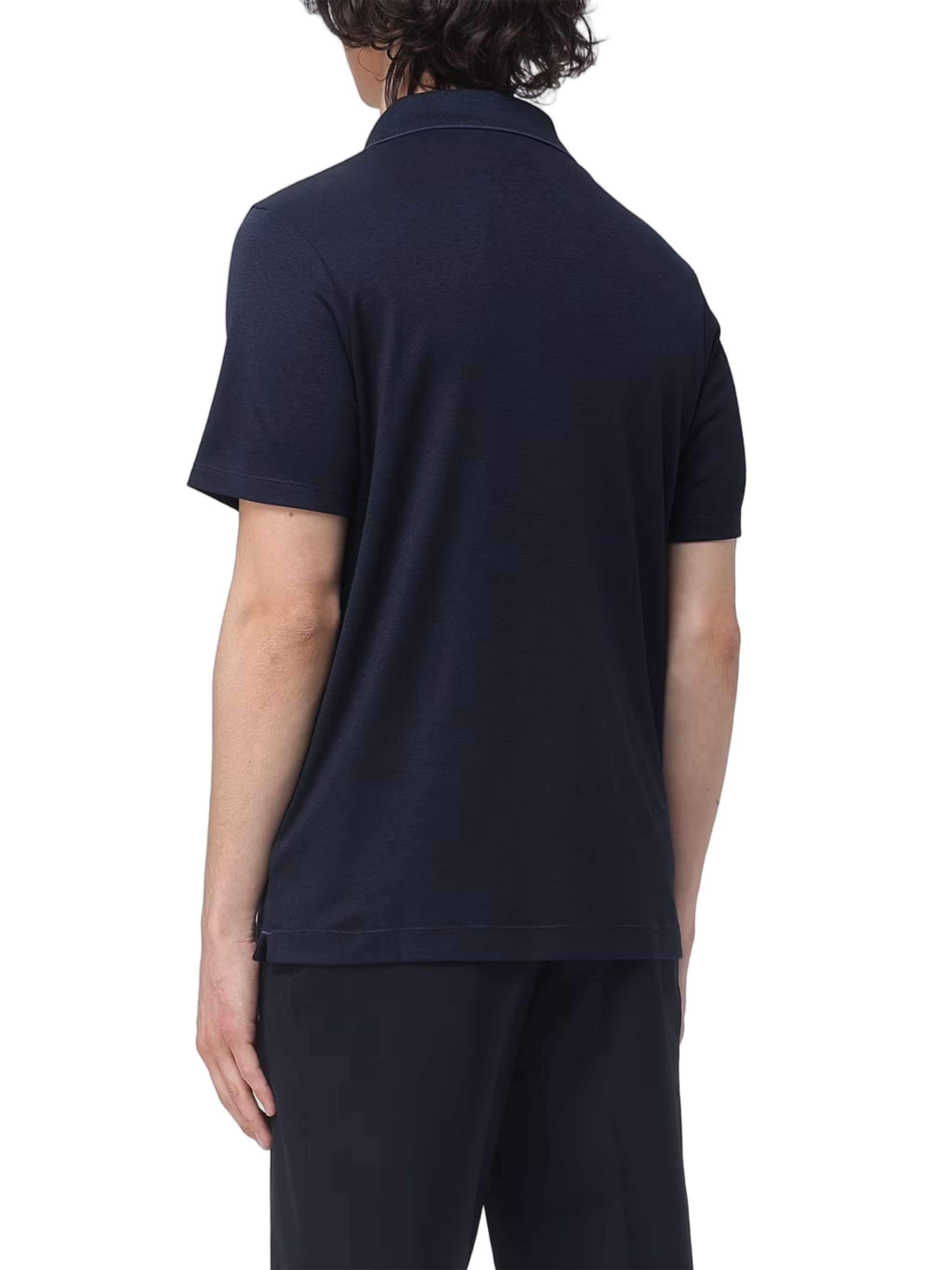 Polo Cotone Lyocell Cotton Blend Polo