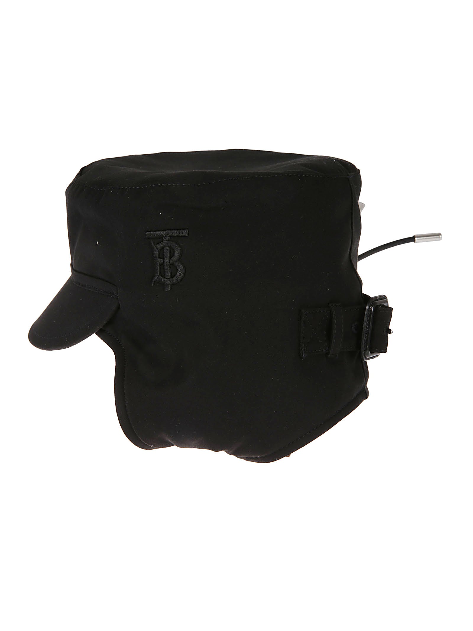 Classic Black Hat with Structured Crown