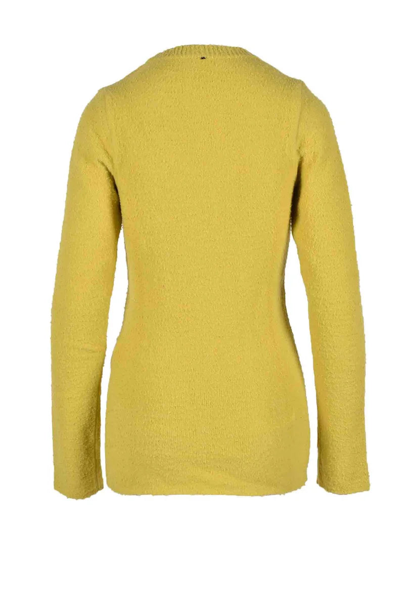 Wool Angora Sweater - Yellow
