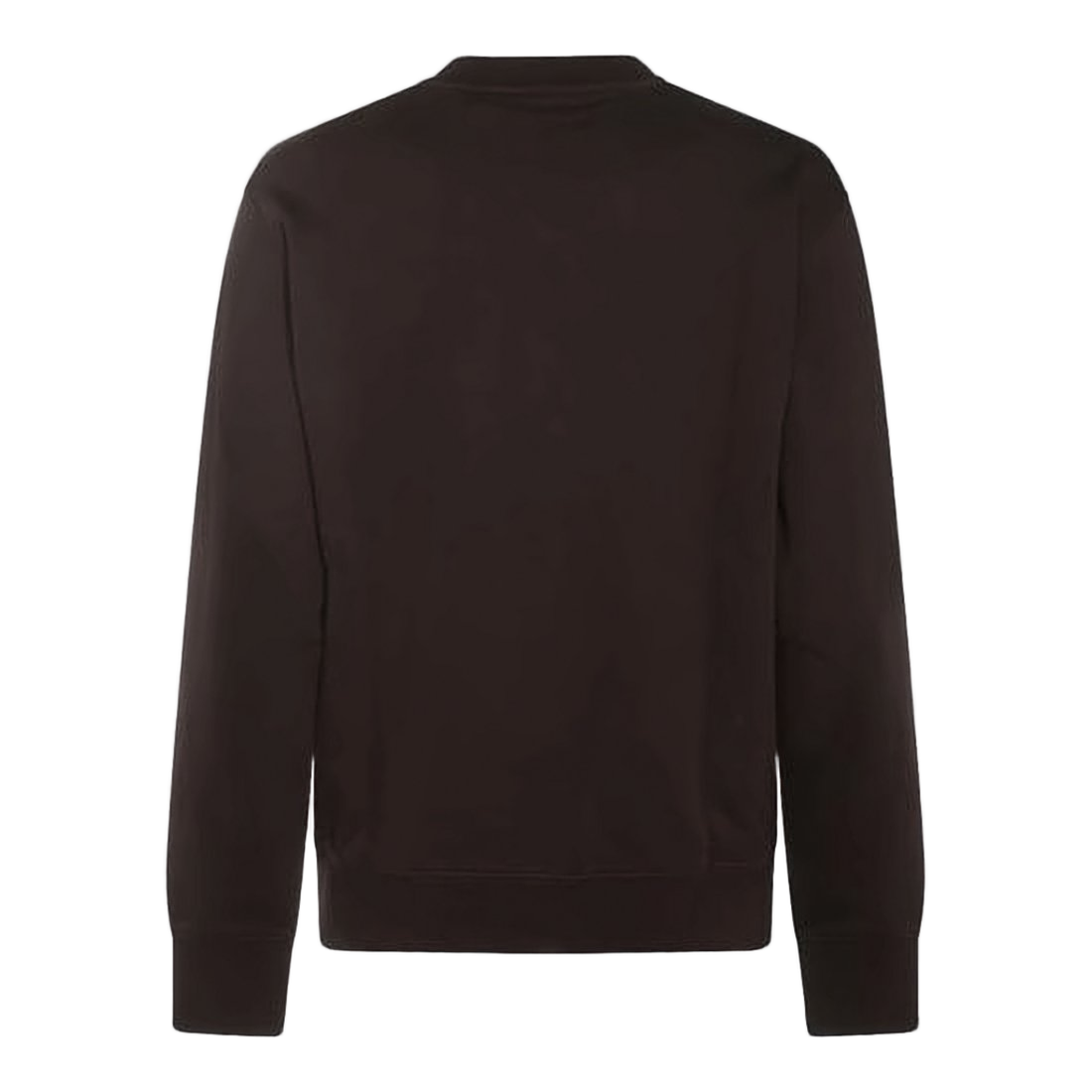 Long-Sleeve Crewneck Sweatshirt with Bold Metallic Logo